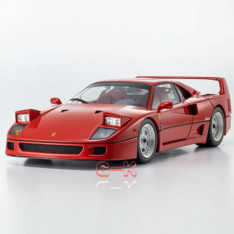 Kyosho 1:18 Для Ferrari F40 Красный Сплав Полностью открытая Имитационная модель автомобиля Имитация спортивного автомобиля из сплава
