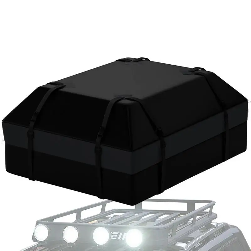 Сумка на крышу автомобиля 600D, сумка на крышу автомобиля, Грузовая сумка, Водонепроницаемая сумка на крышу 15 см, водонепроницаемая сумка на крышу для всех автомобилей С/Без стойки