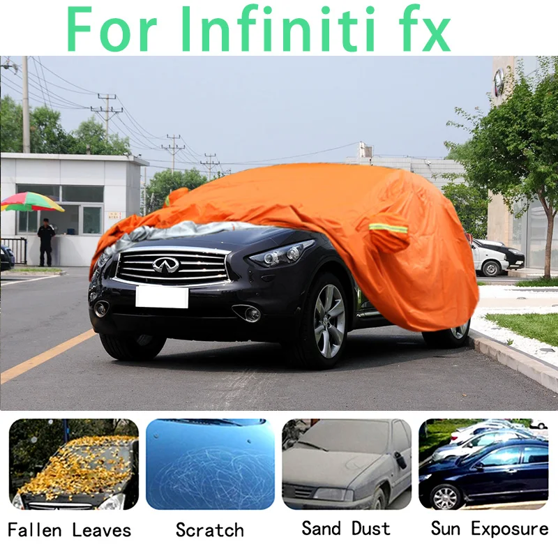 Для Infiniti fx Водонепроницаемые автомобильные чехлы супер защита от солнца, пыли, Дождя, автомобиля, предотвращения града, автозащита