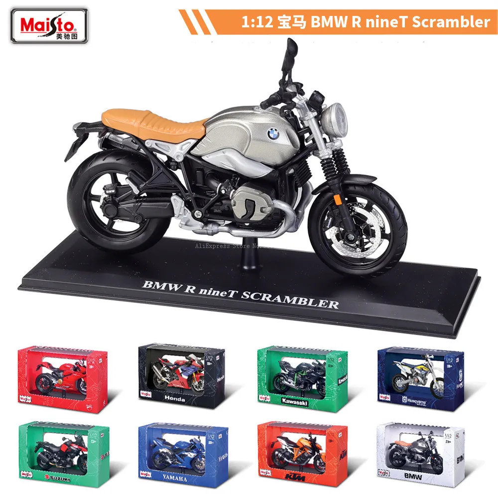 Maisto 1:12 4S магазин специальное издание цветная коробка BMW R nineT Скремблер сплав модель мотоцикла статическая модель автомобиля коллекция игрушек подарок